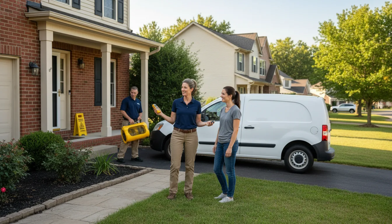 Water restoration image for Home Water Damage Repair in Stanley, VA